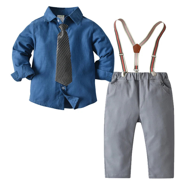 baby boy clothing set dress suit gentleman shirt
