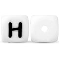 silicone beads english alphabet beads