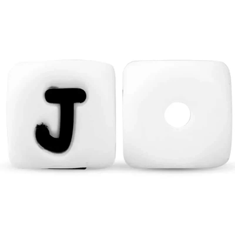 silicone beads english alphabet beads