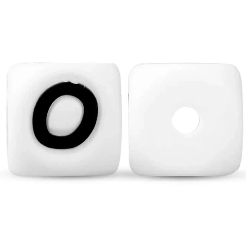 silicone beads english alphabet beads