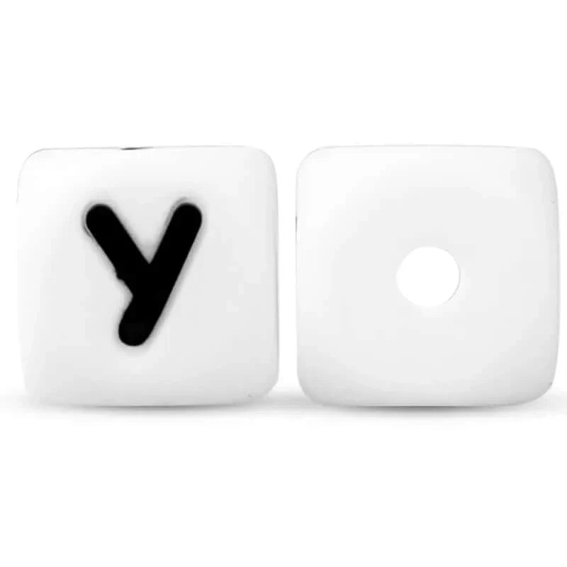 silicone beads english alphabet beads