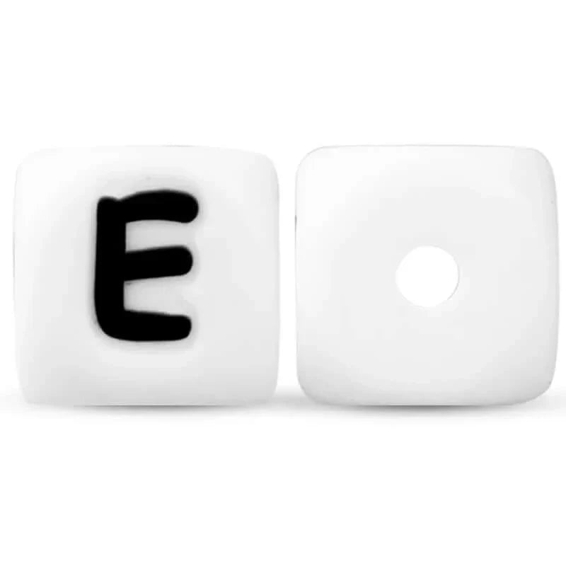 silicone beads english alphabet beads