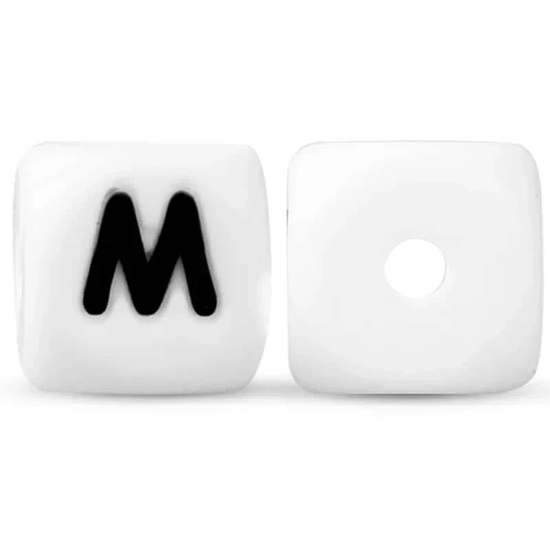 silicone beads english alphabet beads