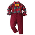 baby boy clothing set dress suit gentleman shirt