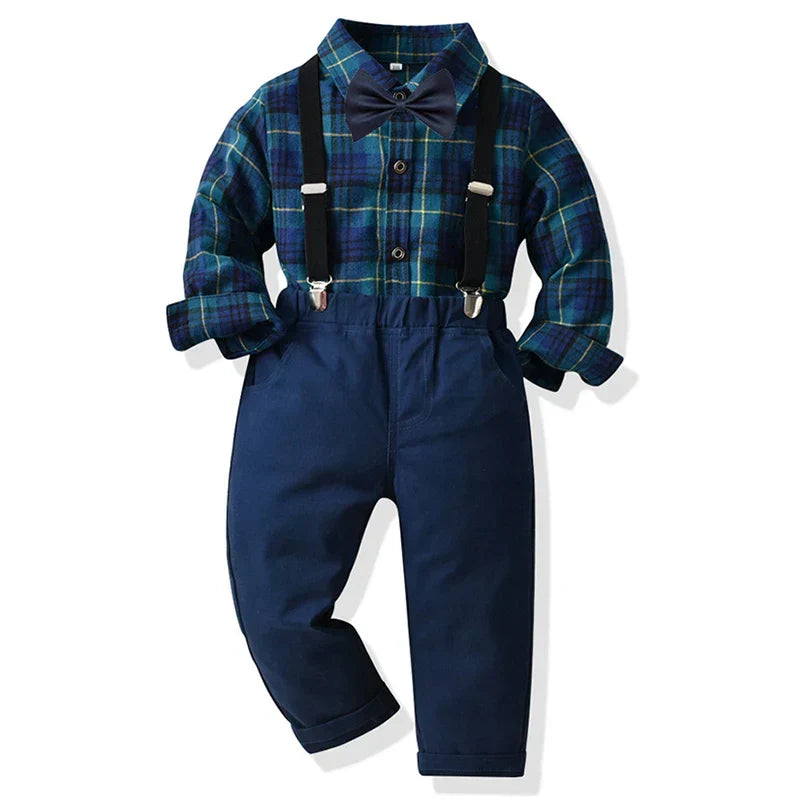 baby boy clothing set dress suit gentleman shirt