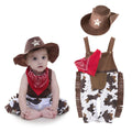 3pcs cowboy carnival fancy dress costume set