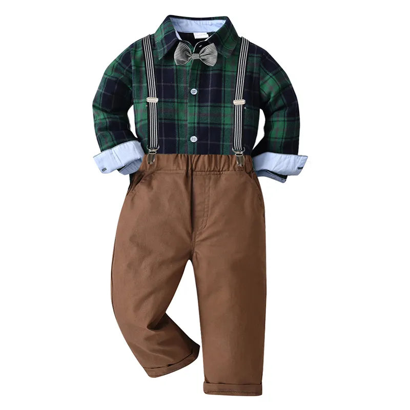 baby boy clothing set dress suit gentleman shirt