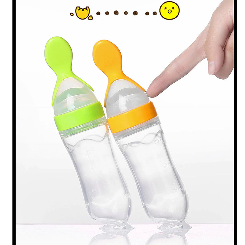 squeeze control feeding baby