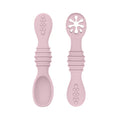 food-grade silicone baby spoon fork set - soft cutlery
