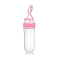 spoon food supplement rice cereal bottles squeeze spoon milk feeding bottle cup
