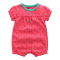 2023 Summer Baby Rompers Baby Girls Clothing 100% Cotton Newborn Baby Boy Clothes Infant Jumpsuits Short Sleeve Kids Clothes