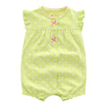 2023 Summer Baby Rompers Baby Girls Clothing 100% Cotton Newborn Baby Boy Clothes Infant Jumpsuits Short Sleeve Kids Clothes