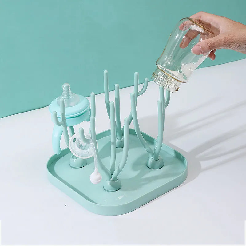 convenient baby bottle drying rack
