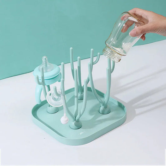 convenient baby bottle drying rack