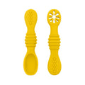 food-grade silicone baby spoon fork set - soft cutlery