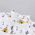 Baby Clothes Cool Pyramid Summer Short-Sleeved Shirt Set