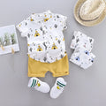 Baby Clothes Cool Pyramid Summer Short-Sleeved Shirt Set