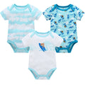 Baby Girls Clothes 3 6 Pcs/Lot Pour Nouveaux Cotton Short Sleeve Girl Bodysuit 0-12 Months Newborn Boys Clothing Toddler