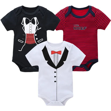 Baby Girls Clothes 3 6 Pcs/Lot Pour Nouveaux Cotton Short Sleeve Girl Bodysuit 0-12 Months Newborn Boys Clothing Toddler