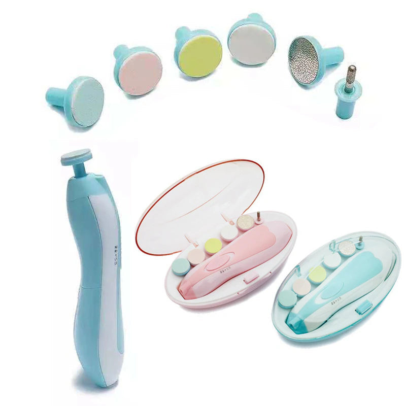 multifunctional electric baby nail trimmer - safe nail care tool set