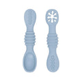 food-grade silicone baby spoon fork set - soft cutlery