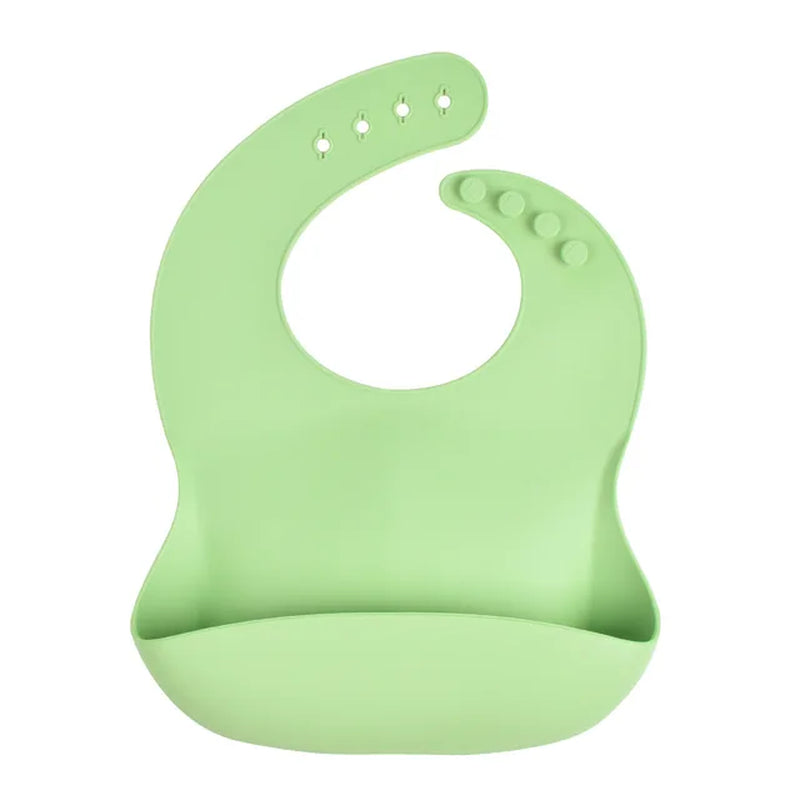 Silicone Bibs for Kids Newborn Candy Baby Feeding Tableware Waterproof Baby Bibs Toddler Breakfast Feedings