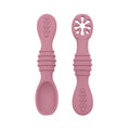 food-grade silicone baby spoon fork set - soft cutlery